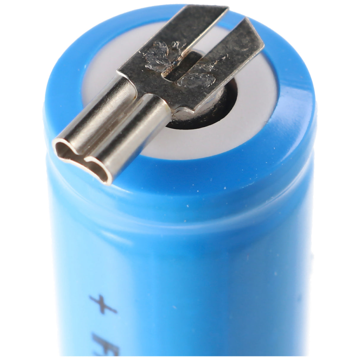 AccuCell 3,2V Solar Akku Lithium IFR 14500 AA 2,8mm Buchsen 600mAh LiFePo4 Akku Flat Top ungeschützt