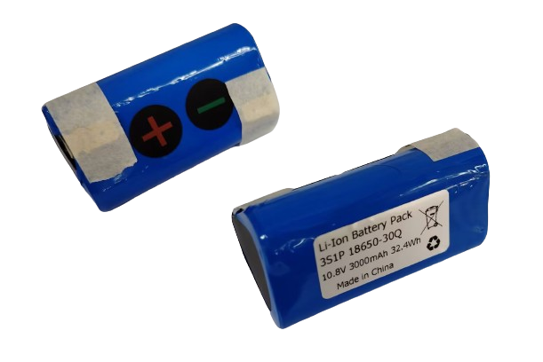Keeppower 3S1P -18650 - 3000mAh - 10,8V High Power Li-Ion Ersatzakkupack für Bosch Geräte