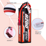 Sunpadow 2S 7,4V Lipo Akku 100C 8200mAh mit T-Stecker