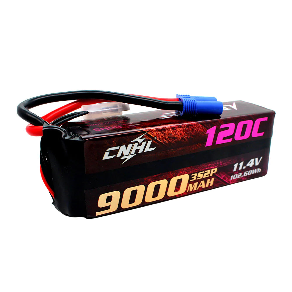 CNHL Racing Series 3S 9000mAh 11,4V 120C LiHV EC5 Lipo Akku