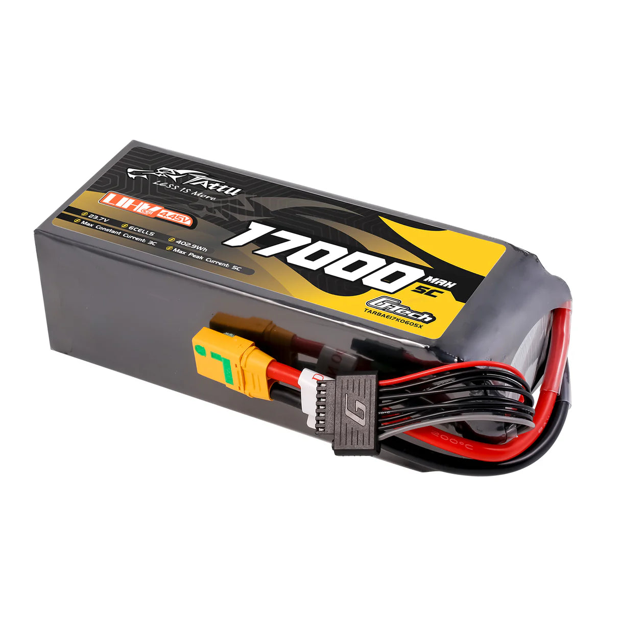 Tattu G-Tech Ultrahochspannung 17000mAh 5C 23,7V 6S1P XT90S-F Lipo-Akku