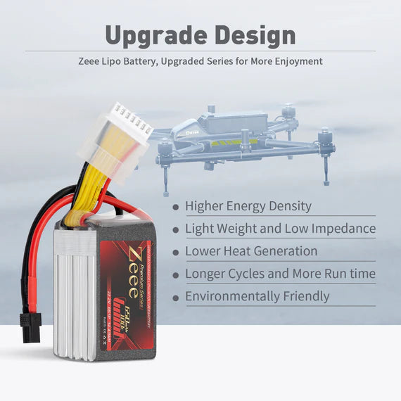 Zeee Premium Series 6S 650mAh 22,2V 100C XT30 (2 Stück)