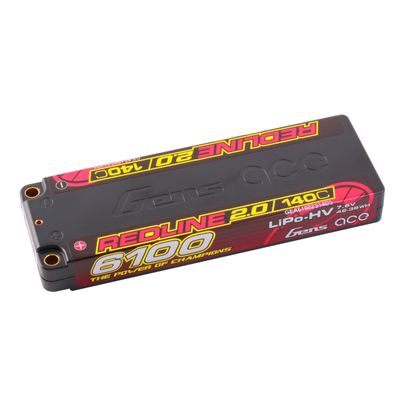 6100mAh / 2S / 5.0mm bullet