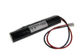 3,6 Volt Akku für Not- und Sicherheitsbeleuchtung mit 1800mAh, mit 25cm Kabelausgang und JST Stecker VHR-2N, Abmessungen 129x22mm
