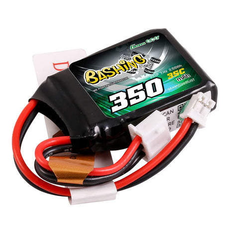 Gens Ace 350mAh 2S 7,4V 35C Lipo-Akkupack mit JST-PHR Plug-Bashing-Serie