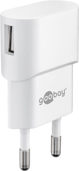 Goobay USB-C™ Ladeset 1 A - Netzteil mit Type-C™ Kabel 1m (weiß)