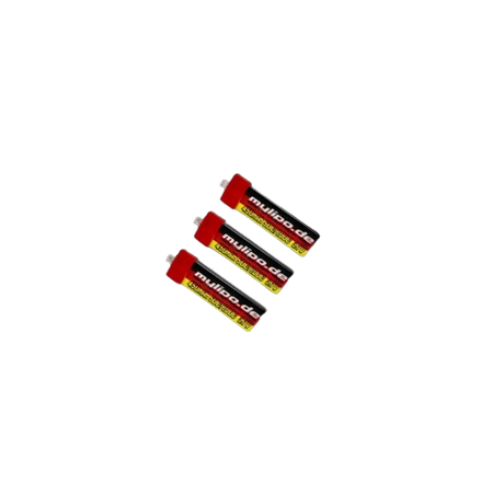 Mylipo Lipo Akku 450mAh 3,7V 50C/100C FPV Nano QX2 GLIMPSE Inductrix (3 Stück)