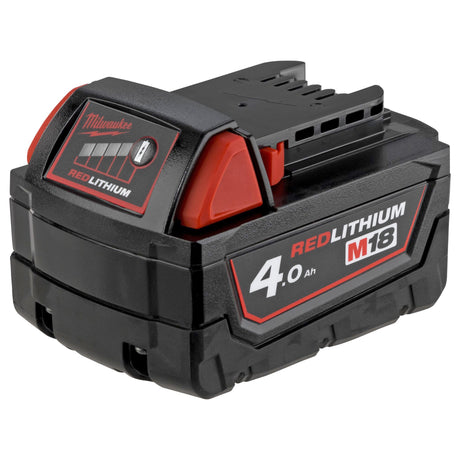 Milwaukee Original Akku M18, M18B5 Red Lithium Akku Li-on 18V 4,0Ah, Akku Weitkowitz Stilo Cut 50