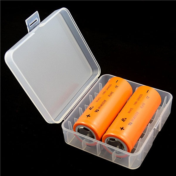 Keeppower Aufbewahrungsbox D1 für 4x 18650 oder 2x 26650 Li-Ion-Akku max. 65,5mm, nicht passend für geschützte 18650 Akkus