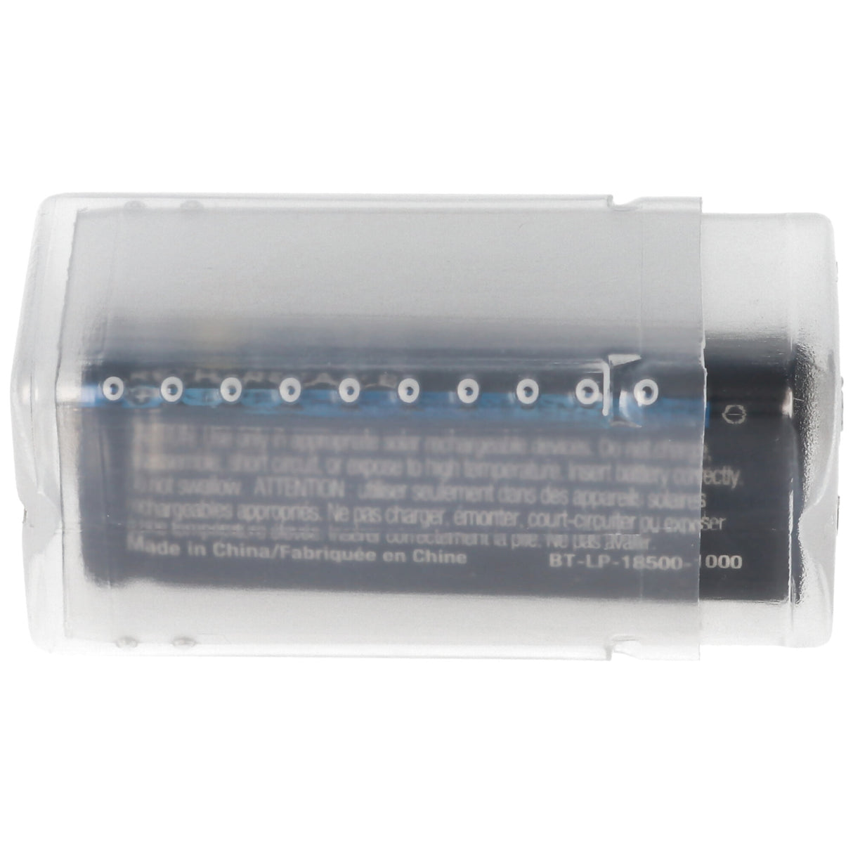 AccuCell Flexible Aufbewahrungsbox für 1 Stück Akku 21700, 20700, 18650, 18500