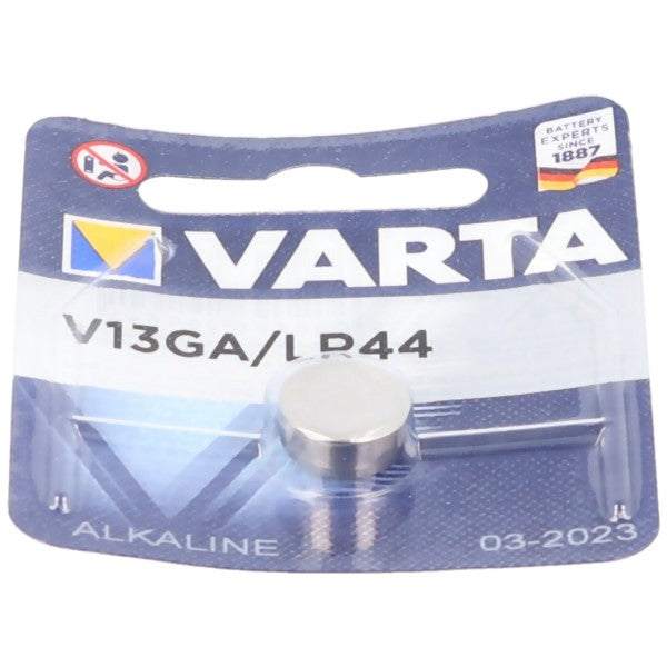 Varta V13GA, LR44, GPA76, 82, LR1154, 357A Knopfzelle