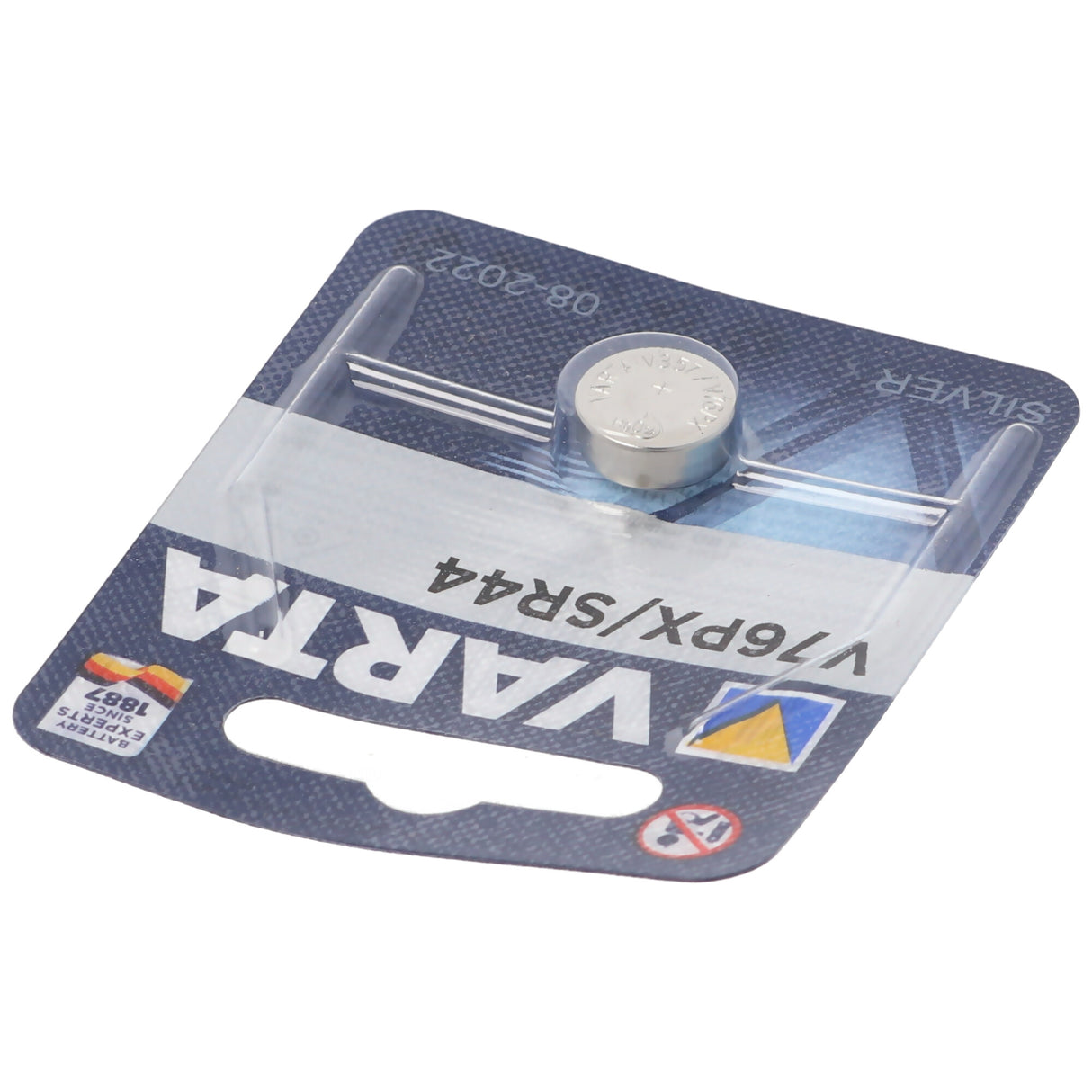Varta V76PX Alkaline Batterie, 10L14, 357, SR44, GS13, 5,4 x 11,6 mm
