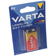 Varta 4722 Longlife Max Power 9V-Block, 9V Batterie ideal für Rauchmel