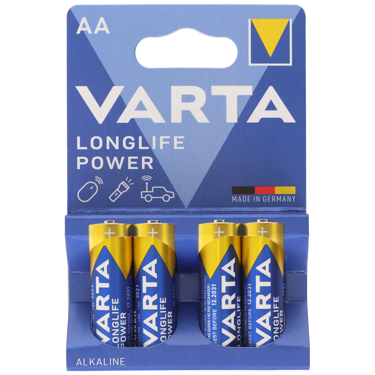 Varta Longlife Power 4906 Mignon AA Batterien 4er Blister