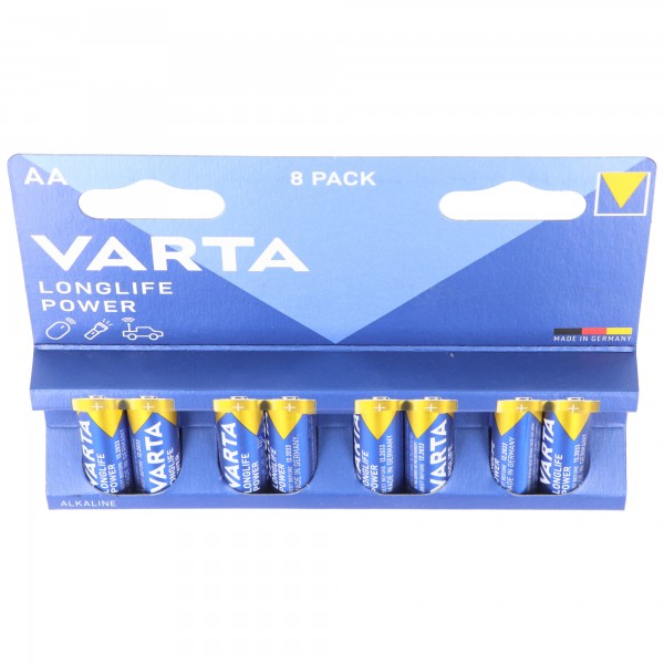 Varta Batterie Alkaline Mignon AA LR06 1,5V Blister (8-Pack)