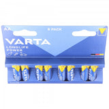 Varta Batterie Alkaline Mignon AA LR06 1,5V Blister (8-Pack)