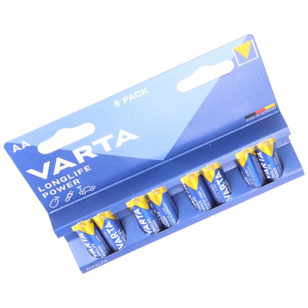 Varta Batterie Alkaline Mignon AA LR06 1,5V Blister (8-Pack)