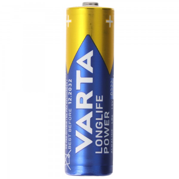 Varta Longlife Power (High Energy) Mignon AA Batterie 2850mAh LR6 (lose Ware)