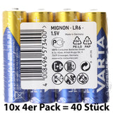 Varta Longlife Power ehem. High Energy 4906 Mignon AA LR6 40er Box in Folie