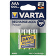 VARTA Akku AAA 1000mAh Micro LR03 4er Pack