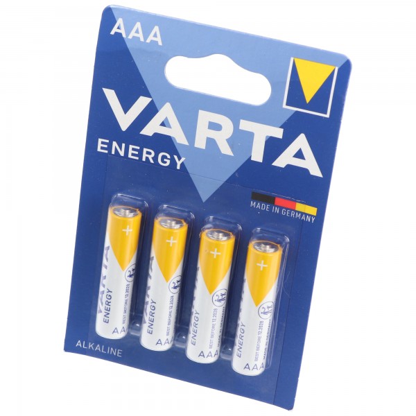 Varta Energy Batterie Alkaline Micro AAA LR03 1,5V 4er Pack