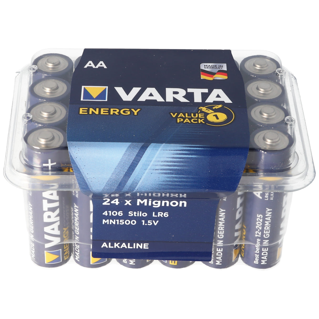 Varta AA Mignon LR6 Batterie inkl. Aufbewahrungsbox