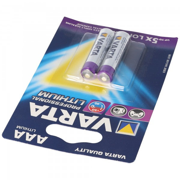 Varta Lithium Batterie AAA FR03 6103 Varta Ultra Lithium 1,5V