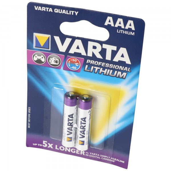 Varta Lithium Batterie AAA FR03 6103 Varta Ultra Lithium 1,5V