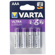 Varta Lithium Batterie AAA FR03 6103 Varta Ultra Lithium 1,5V 4er-Blis