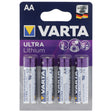 Varta Ultra Lithium Mignon AA Batterien 6106 1,5V 4er Blister