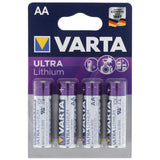 Varta Ultra Lithium Mignon AA Batterien 6106 1,5V 4er Blister