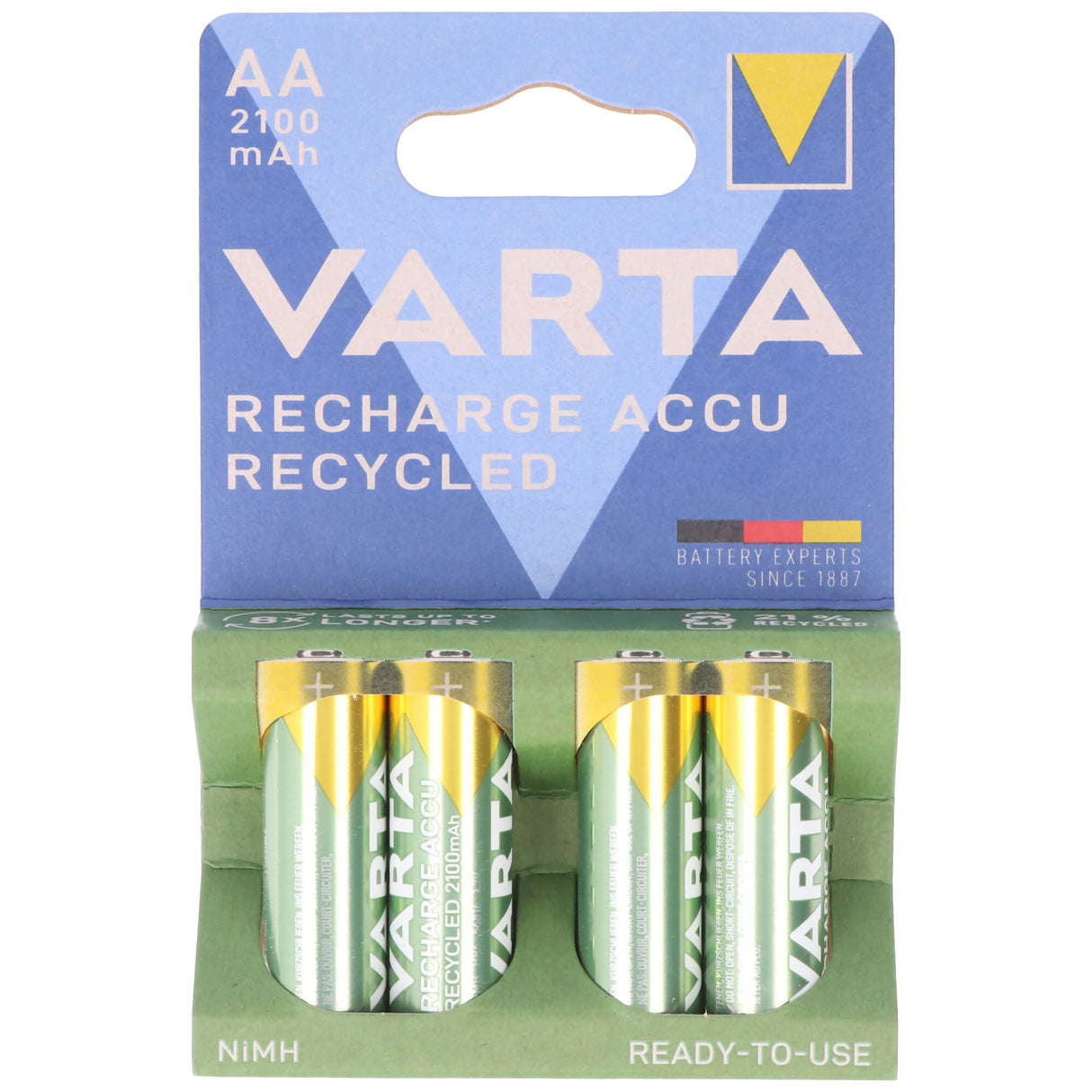 Varta Akku NiMH Mignon AA HR06 1,2V 2100mAh 4er-Pack