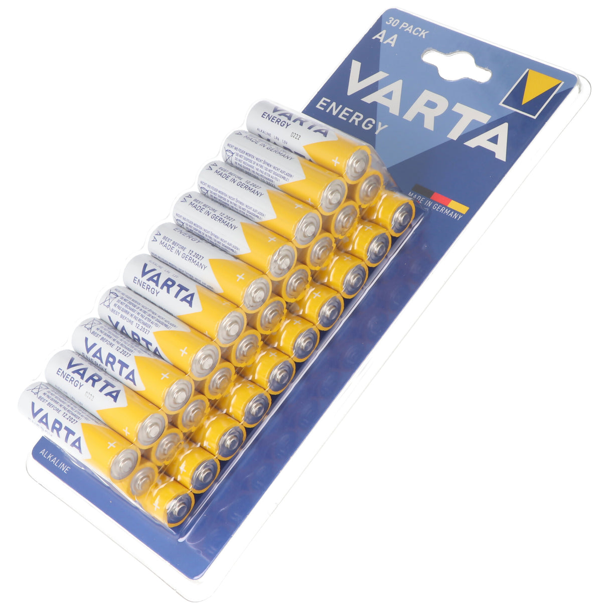 Varta Energy Batterie Alkaline Mignon AA LR06 1,5V 30er Pack