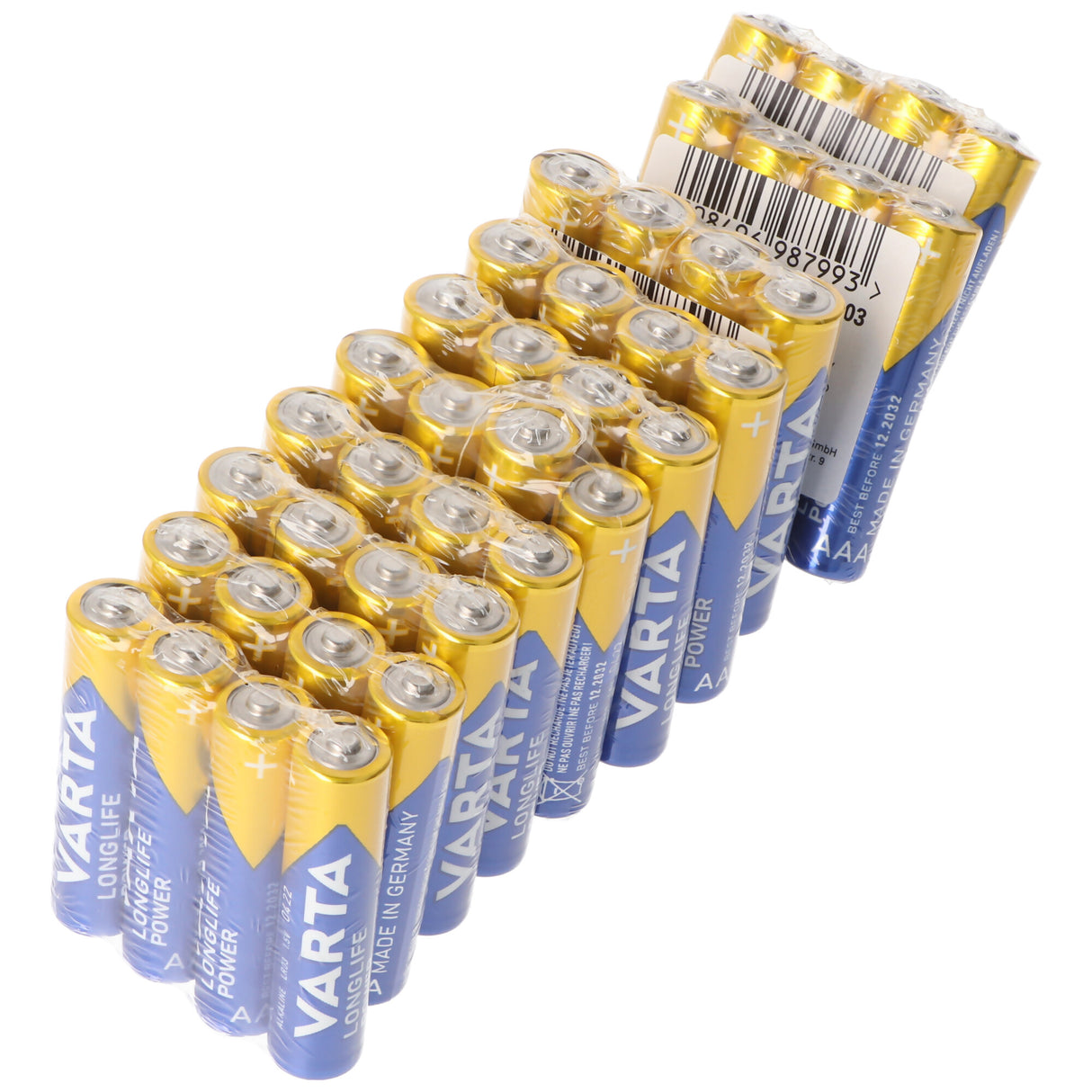 Varta Longlife Power Batterie Alkaline Micro AAA LR03 1,5V 40 Stück