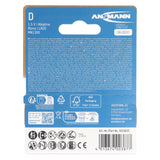 Ansmann X-Power Alkaline Batterie Mono D, LR20, 2er Papierblister