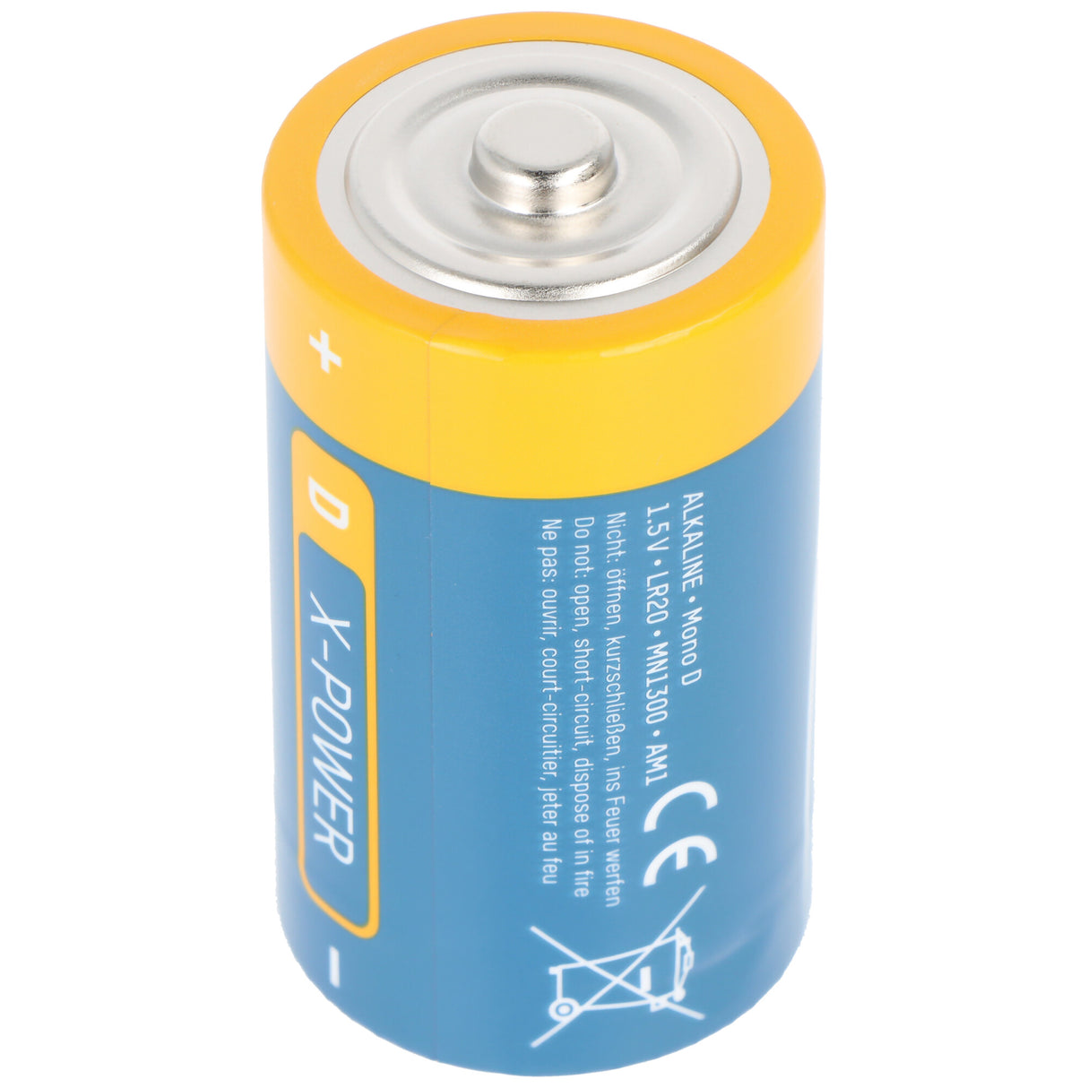 Ansmann X-Power Alkaline Batterie Mono D, LR20, 2er Papierblister