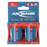 Ansmann Alkaline Mono D, LR20 Batterie, 1,5V, 2er Papierblister
