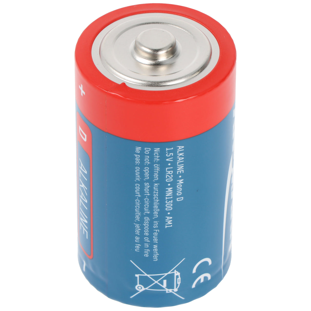 Ansmann Alkaline Mono D, LR20 Batterie, 1,5V, 2er Papierblister