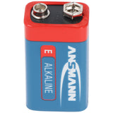 Ansmann Alkaline 9V Batterie, Block E, 6LR61, 1er Papierblister