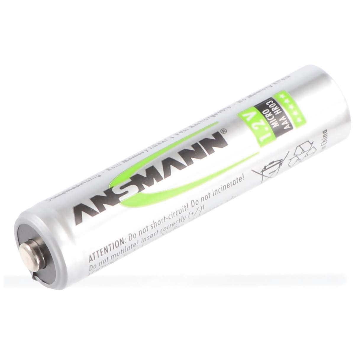 Ansmann Solar Micro / AAA Green 2er Pack perfekt für Solarleuchten