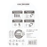 Ansmann NiMH-Akku Mignon 800mAh DECT 2er Blister
