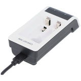 Ansmann Schnell-Ladegerät Comfort Mini für 1-2 NiMH Micro AAA, Mignon AA Akkus, USB Eingang