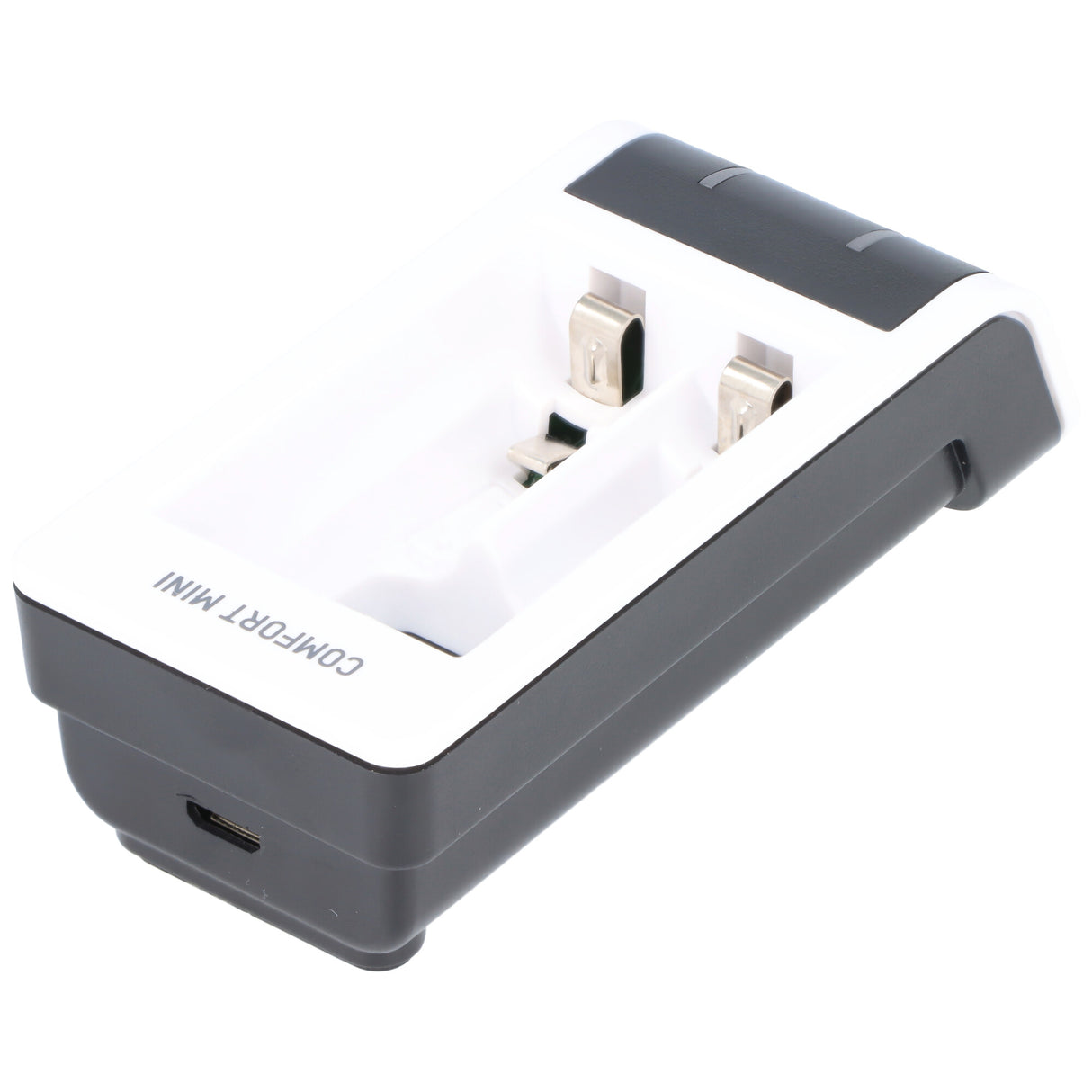 Ansmann Schnell-Ladegerät Comfort Mini für 1-2 NiMH Micro AAA, Mignon AA Akkus, USB Eingang