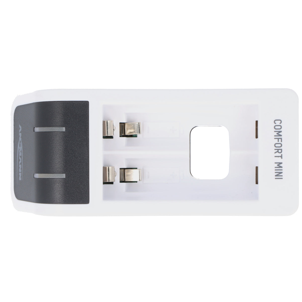 Ansmann Schnell-Ladegerät Comfort Mini für 1-2 NiMH Micro AAA, Mignon AA Akkus, USB Eingang