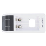 Ansmann Schnell-Ladegerät Comfort Mini für 1-2 NiMH Micro AAA, Mignon AA Akkus, USB Eingang