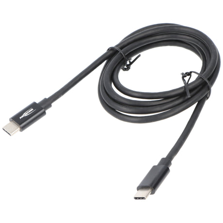 Ansmann USB Typ-C auf Typ-C Daten- und Ladekabel, 120cm