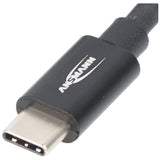 Ansmann USB Typ-C auf Typ-C Daten- und Ladekabel, 2 Meter