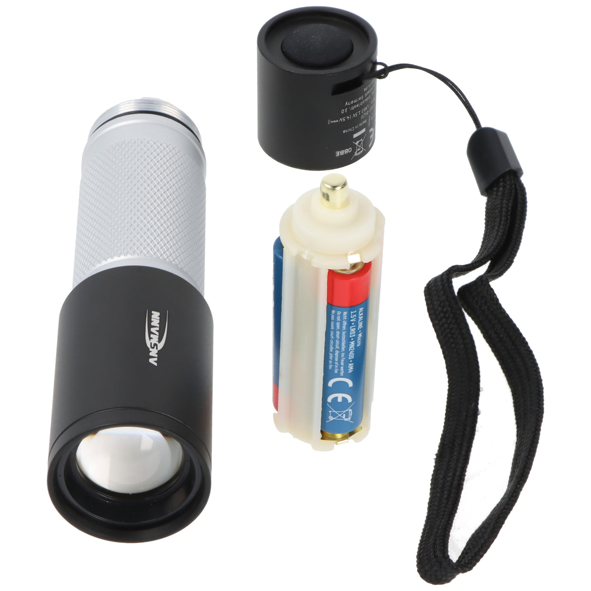 Ansmann LED-Taschenlampe 275 Lumen, Daily Use Taschenlampe, AAA batteriebetrieben