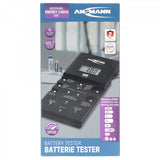 Ansmann Batterie Tester ENERGY CHECK LCD für Alkaline NiMH Lithium Li-ion Hörgeräte-Zellen Schnelltest