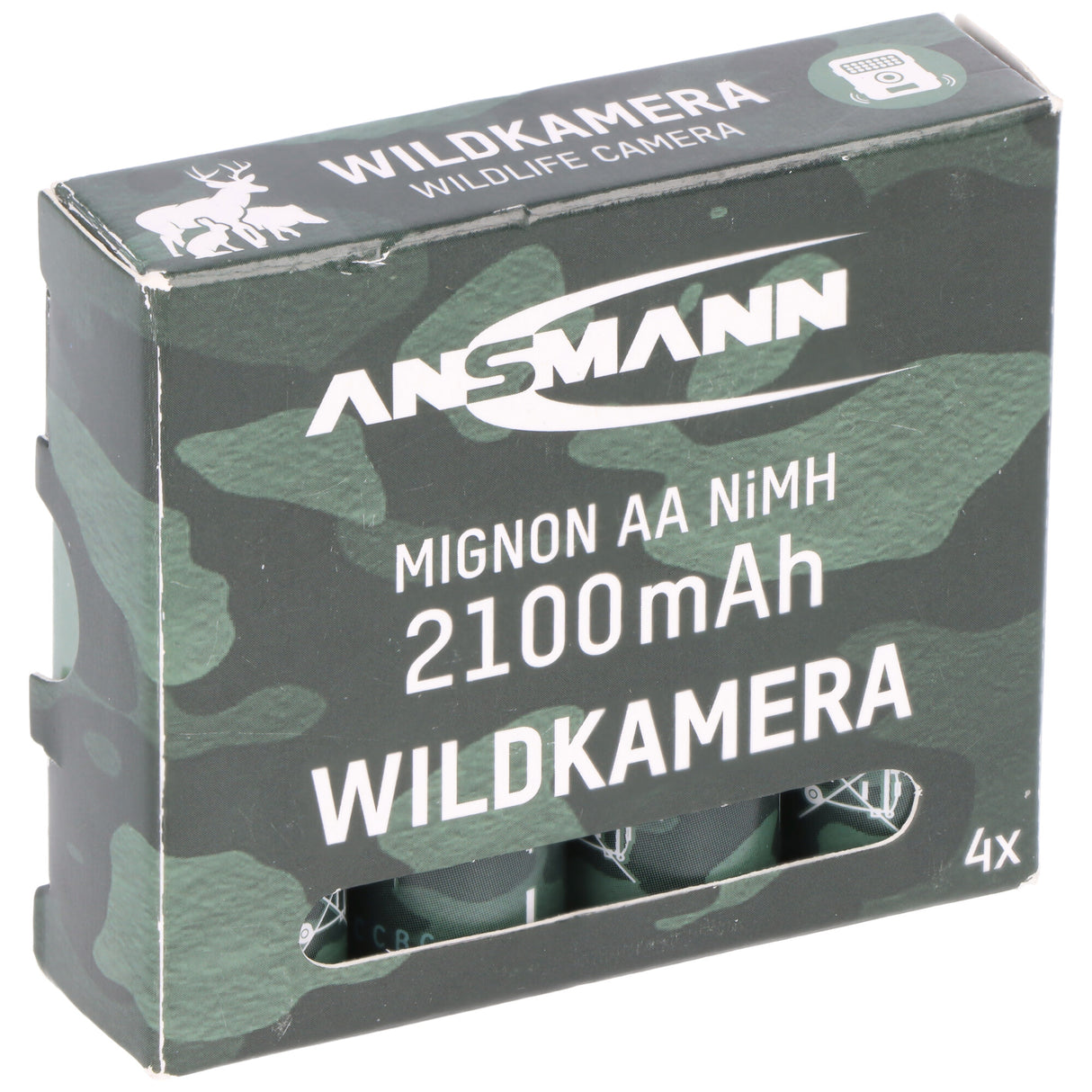 Ansmann Wildtier, Wildkamera NiMH Akku Mignon AA 2100 mAh maxE 4er Stück